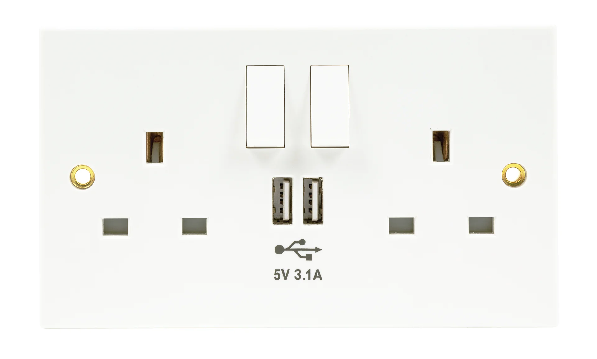 S132USB-3 NIGLON Artic Edge 13A 2G SW SKT 2X USB